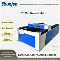 Machine de gravure laser CO2 1325 pour MDF/bois/caoutchouc/papier/pierre/cuir avec support IA, contrôle Ruida, formats DST/DXF/LAS