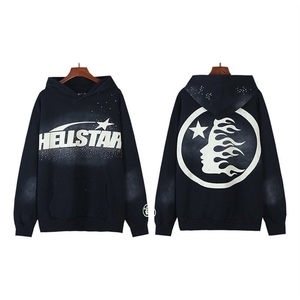 Felpa con Cappuccio Personalizzata di Alta Qualità 450G, Stampa Classica con Strass Termotrasferibili, Stile Casual Oversize - Product Image 1