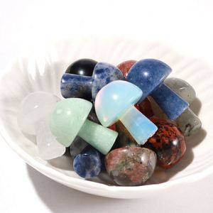 En gros Cristal Naturel Polissage Sculpté À <span class=keywords><strong>La</strong></span> Main De Pierres Précieuses <span class=keywords><strong>Fluorite</strong></span> Champignons - Product Image 2