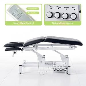 Meja Pijat Elektrik Bermotor Ganda Bersertifikasi CE, Tempat Tidur Fisioterapi yang Dapat Disesuaikan untuk Terapi Fisik dan Perawatan Rehabilitasi - Product Image 6