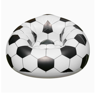 Canapé gonflable portable à thème sportif (football, basketball) pour jardin et fêtes en extérieur