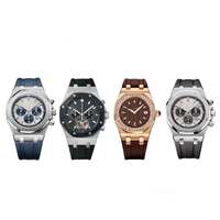 Sustituto Royal Oak AP Correa de reloj Muescas Fluorororubber Correa de reloj Accesorio 27 28 30mm Grano de cabeza Correa de reloj