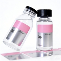 Autocollants en vinyle souples en gros pour flacons de 3 ml à 25 ml pour l'industrie automobile et les lubrifiants