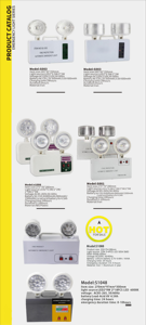 Luz de salida de emergencia de doble cabeza LED de 2*5W a prueba de explosiones de alta calidad IP65 lámpara interior/exterior con voltaje de entrada de 85V-265V - Product Image 5