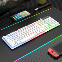 Clavier et souris de jeu filaires à LED pour ordinateur de bureau et portable – Offre spéciale