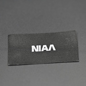 High Quality Custom Made Necktag Clothing Woven Labels Center Fold Neck Tags for Garments Shoes Bags-Factory Direct - Product Image 5