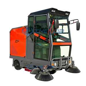 Balayeuse de sol extérieure industrielle, aspirateur de voirie, balayeuse manuelle pour transport spécial - Product Image 1