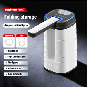 เครื่องจ่ายน้ำไฟฟ้าแบบพกพา ราคาประหยัด ปั๊มไร้สาย ตั้งโต๊ะ ใช้ในบ้าน สำหรับถังน้ำดื่มพลาสติก - Product Image 5