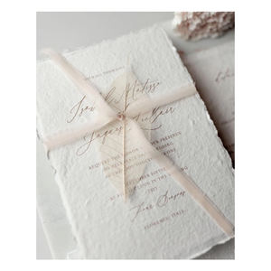 Papel de algodón reciclado hecho a mano A4 A5 A6 tamaño colorido hoja de papel para manualidades impresión Offset dibujo bocetos invitación de boda - Product Image 1