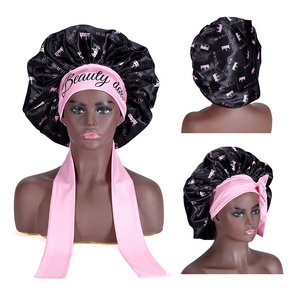 Bonnets en satin <span class=keywords><strong>de</strong></span> <span class=keywords><strong>bonnet</strong></span> <span class=keywords><strong>de</strong></span> <span class=keywords><strong>soie</strong></span> réversible personnalisé et enveloppes <span class=keywords><strong>de</strong></span> cheveux en satin avec logo - Product Image 4
