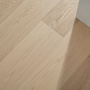 AVANTIMORA ISO9001 Multilayer <b>Brushed</b> White Oak Grade AB Sustainabel Click 15mm Wide Plank Flooring in Office Building - Product Image 1