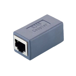RJ45 <span class=keywords><strong>Ethernet</strong></span> Coupler <span class=keywords><strong>Adapter</strong></span> PC Chất liệu nữ để nữ Extender với AC USB DC đầu ra bảo vệ máy tính xách tay sử dụng EU/chúng tôi cắm - Product Image 3
