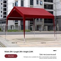 Tente pop-up d'extérieur populaire pour stand de marché, publicité, marché nocturne, auvent spécial, abri quatre pieds, camping hivernal, chaleur, démontable