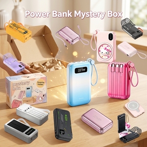 Power Bank Mystery Box da 10000mAh con <span class=keywords><strong>4</strong></span> Cavi Integrati e Torcia per Ricarica Telefono - Product Image 3