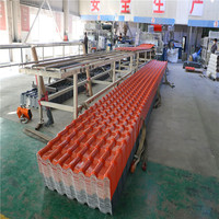 Tuile de toit en PVC ASA économique de style espagnol pour la Colombie, tuile de toit en plastique PVC ASA pour matériaux de construction, tôle ondulée en PVC ASA