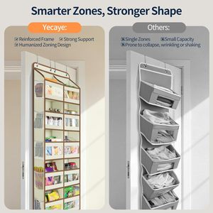 <b>Over</b> The <b>Door</b> Organizer 10 Compartments 80 Lbs Capacity Heavy Duty Storage For Closet And Nursery - Product Image 4