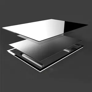 700W European Electric Heater Infrared Heating Energy Saving White/Black Glass Heater Panel