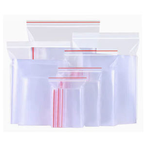 Stockage de vêtements sacs sous vide scellés en plastique pe sacs à fermeture éclair emballage chaussures pochette à vêtements sacs à provisions refermables - Product Image 1