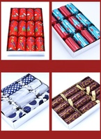 Cracker de Noël, boîte cadeau, emballage, décorations de fête de Noël, article de blague, bonbons de Noël, festival de crackers