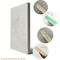 MDF synchronisé plaqué mélamine en gros, substitut de bois très rentable pour les meubles - résistant à l'humidité, ignifuge, utilisation en intérieur