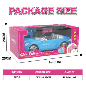 Lucky Toys - Coche de <span class=keywords><strong>Control</strong></span> <span class=keywords><strong>Remoto</strong></span> Rosa 1:10 5CH con Capacidad para Dos Muñecas, Interruptores de Tres Velocidades (Alta/Media/Baja) y Aceleración con un Clic - Product Image 6