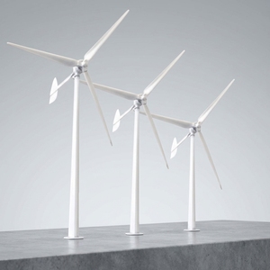 ระบบผลิตพลังงานลมแบบแกนนอน 100 กิโลวัตต์ พร้อมระบบควบคุมไฟฟ้า รุ่น Horizontal-100KW กังหันลมพลังงาน 100 กิโลวัตต์ - Product Image 1