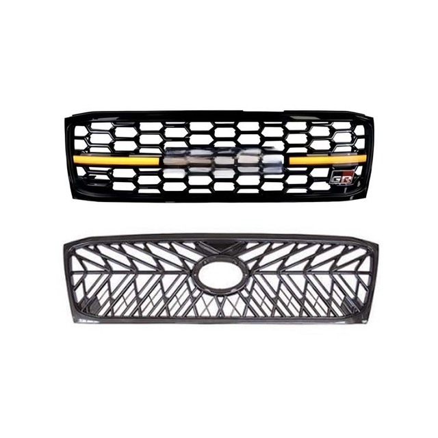 XT Factory Sales GR Style ABS Material Car Front Bumper Grille for toyota LandCrusier LC100 2002-2006