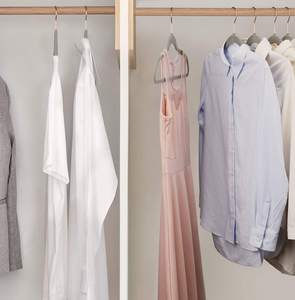 Set of 10 <strong>Velvet</strong> <strong>Coat</strong> Flocked Hangers Non-Slip Chrome Metal for Clothes Suit Shirt Pants Hanging - Product Image 6