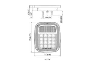 Luz Trasera LED Combinada <span class=keywords><strong>STT</strong></span> y de Reversa, Luz Trasera de Baja Profundidad para Camión - Product Image 4