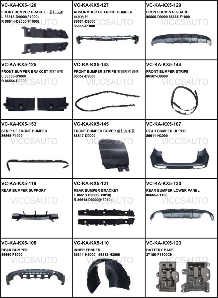 OEM 86565-D9000 86665 F1000 for KIA KX5 2016/SPORTAGE 2016