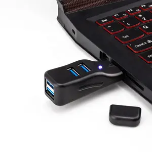 Werkseitig heißer Verkauf Hochgeschwindigkeits-4-Port-USB-3. 0-Hub-Adapter für PC-Laptop Mac