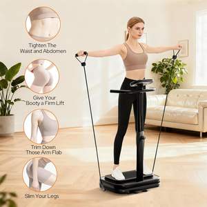 <span class=keywords><strong>Plateforme</strong></span> <span class=keywords><strong>vibrante</strong></span> professionnelle RS avec poignées, modes réglables, antidérapante, pour le fitness à domicile - Product Image 5