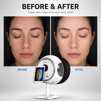 Analyseur de peau professionnel AI, 12 modes, scanner cutané contrôlé par iPad, compatible Wi-Fi/Bluetooth pour salon de beauté