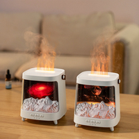 Nouvelle Machine d'aromathérapie à flamme colorée Star River Aurora humidificateur d'air électrique bureau huile essentielle aromathérapie ménage