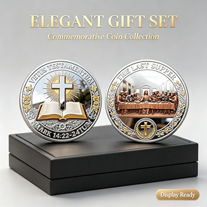 Nouvelle Arrivée Pièce Commémorative Jésus-Christ La Cène Plaqué Or Objet de Collection Religieux Souvenir pour Cadeau Chrétien - Product Image 5