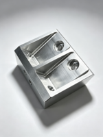 Support d'angle OEM usiné CNC en acier inoxydable/aluminium, bloc de montage en L à 90 degrés personnalisé pour applications de perçage