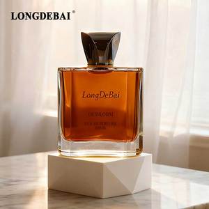Flacon de parfum vide rectangulaire premium à sertir, 30ml 50ml 100ml, flacon en verre transparent pour homme - Product Image 1