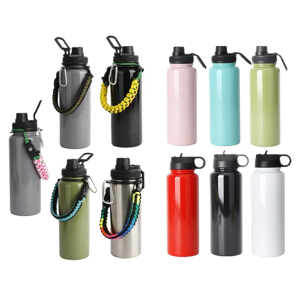 WUJO Customized Garrafa Thermos Flask Vacuum Insulated Stainless Steel Water Bottle for Present Giveaway Promotion