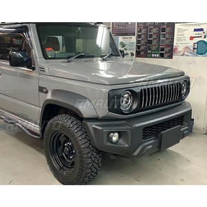 ชุดแต่งรอบคันสำหรับ Suzuki JIMNY ปี 2019-2024 กันชนหน้าพร้อมไฟ LED กระจังหน้าแบบ Racing กระจังหน้า กันชนหน้า อะไหล่ตกแต่งภายนอก - Product Image 3