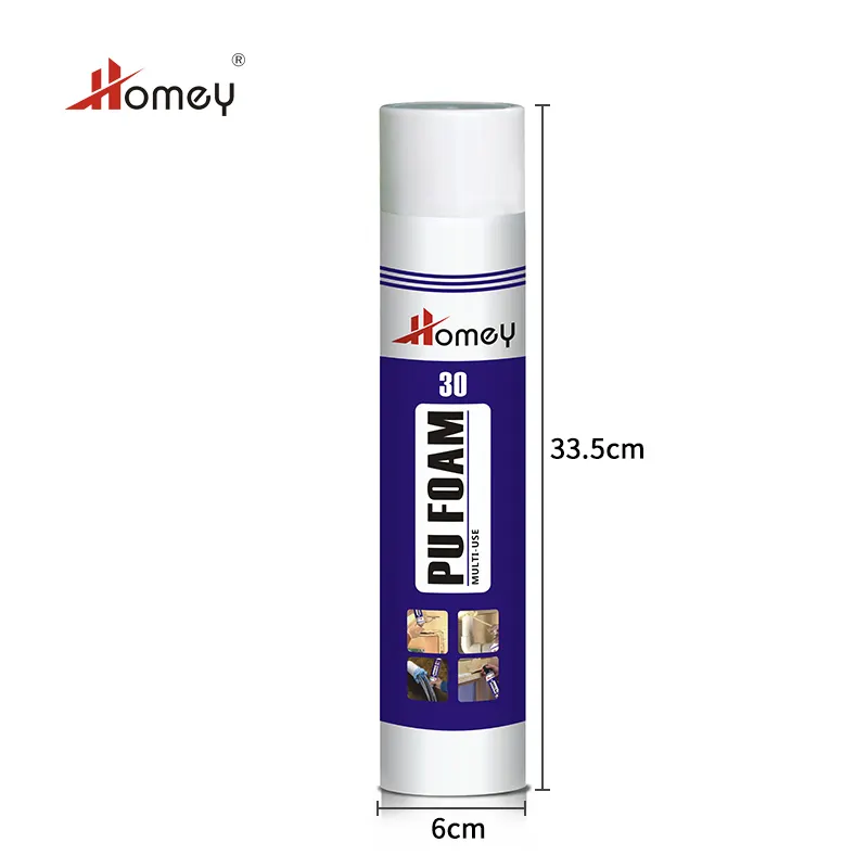 Homey OEM Door Frame Fixing PU Foam Liquid Polyurethane PU Foam For Wood