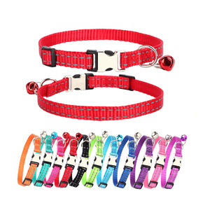 <span class=keywords><strong>Collar</strong></span> Inteligente Reflectante para Gato, de Liberación Rápida, con Hebilla de Seguridad, <span class=keywords><strong>Collar</strong></span> de Nailon para Gato Pequeño con Campana - Product Image 1