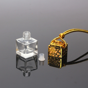 Venta de la fábrica 5ml 10ml tapa de madera de vidrio vacía ambientador de aire del coche colgante - Product Image 2