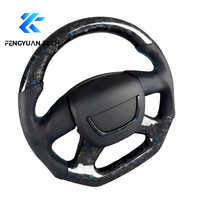 Volant de voiture en fibre de carbone avec LED pour Skoda Karoq Octavia Mk3 Vrs 2 3 Mk4 Vrs Superb Kodiaq rs Rapid yeti 2020