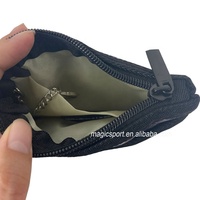 Porte-monnaie de luxe unisexe en néoprène avec fermeture éclair, porte-cartes et porte-clés, pochette de créateur personnalisée