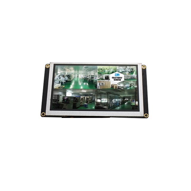 HAORAN 5inch TFT LCD Module STM32 Serial Port Display 800x480(WVGA) 12 LED Backlight 4pin Connector RS232 RS485 TTL/USB