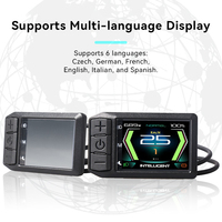 Compteur LCD étanche pour vélo électrique, modèle 146, écran multifonction, compteur de vitesse, indicateur de puissance