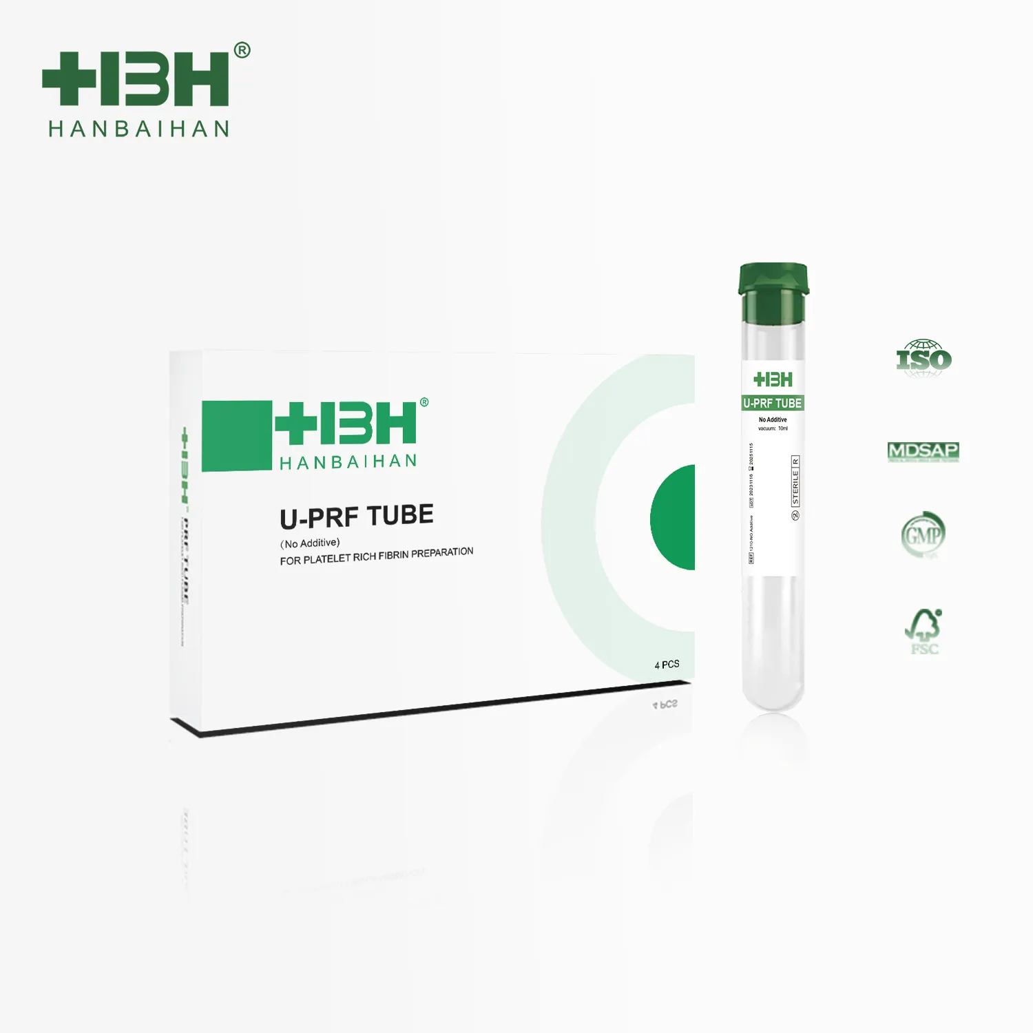 HBH Triple Sterile Plasma Tube 10ml PRF Tube