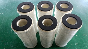 Có thể giặt xếp li <span class=keywords><strong>Polyester</strong></span> Dust Collector Cartridge Bộ lọc không khí cho Amano thiết bị - Product Image 3