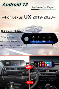 Nuevo Snapdragon Android 13 Radio de coche navegación GPS para <span class=keywords><strong>Lexus</strong></span> <span class=keywords><strong>UX</strong></span> ZA10 UX200 UX250h 2018-2022 reproductor Multimedia CarPlay Autoradio - Product Image 3