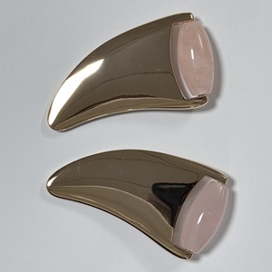 Produits gagnants tendance et récents, outils de soin de la peau, masseur Gua Sha en quartz rose et jade pour le visage - Product Image 2